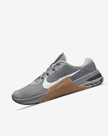 Nike Metcon 7 Grises Marrom Grises Oscuro Blancos | MX 2737